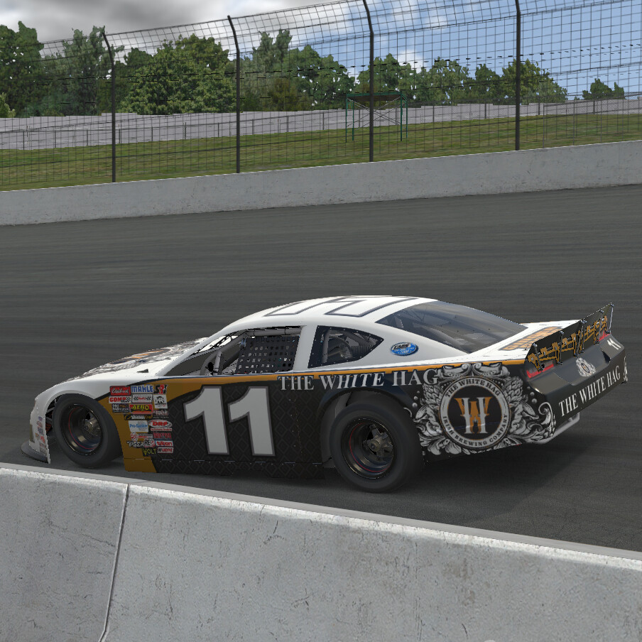 We're lucky enough to have a very talented virtual car painter designing most of our Team ORD liveries. And sometimes he indulges our other requests, such as this iRacing Gen 4 Cup design for my favourite brewery, The White Hag...