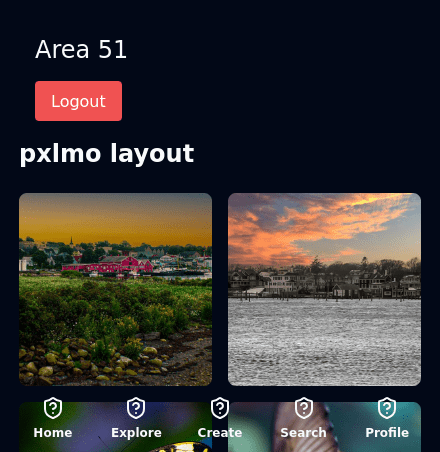 pxlmo area 51 photo layout with navigation on the bottom of the screen. photos pictured are from @densebeast - make sure to support our community members by sharing their posts. did you know that many users follow the pxlmo hashtag and can see your photos if you add #pxlmo to your posts