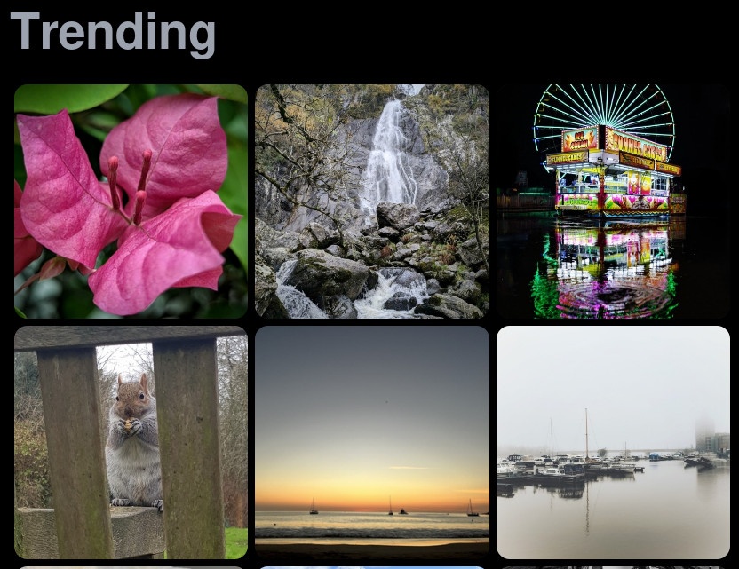 six trending photos you may be interested in

visit their profile, share their posts and give them a follow
@peter @peafield @lensflare64 @jameshornsey @tereska @mystic_pixel