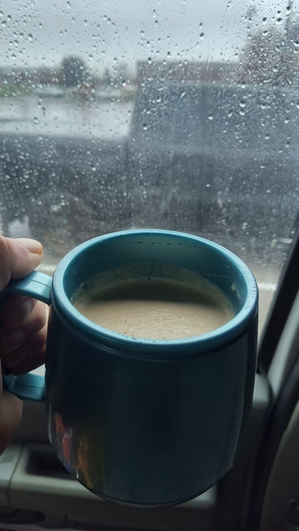 Morning cup of coffee